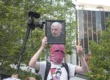 A pro Palestine demonstrator holds up a photo of Yahya Sinwar during a rally in New York City, July 2024 Sipa via AP images