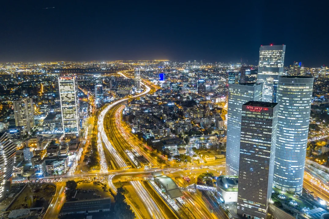 Cityscape of Tel Aviv, also known as Silicon Wadi.