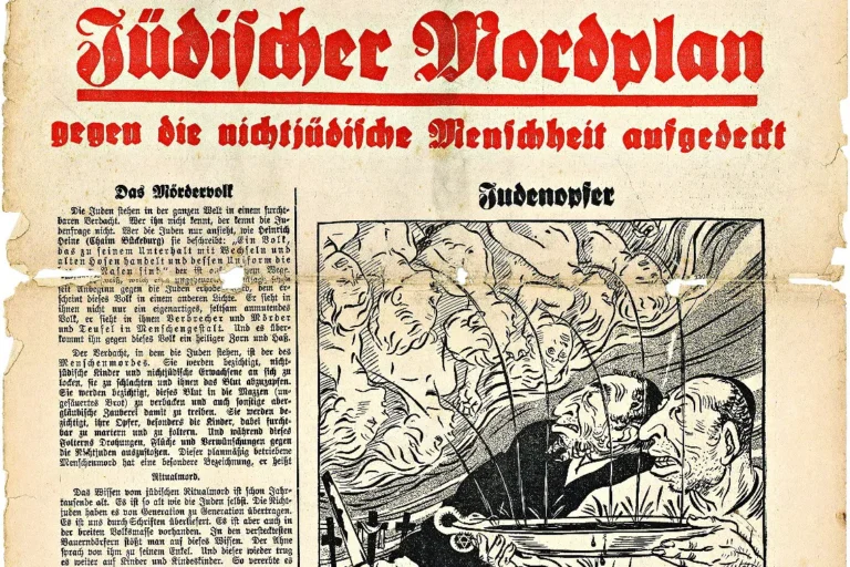 Antisemitic Der Stürmer edition from 1934 Antisemitic Der Stürmer edition from 1934