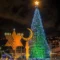 Annual holiday display on the main street of the German Colony in Haifa.Israel