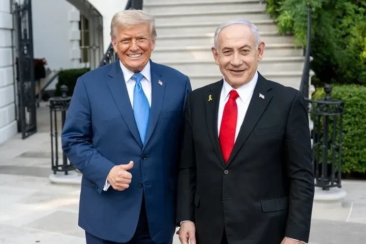 Netanyahu meets with President Trump at the White House on July 7th, 2025