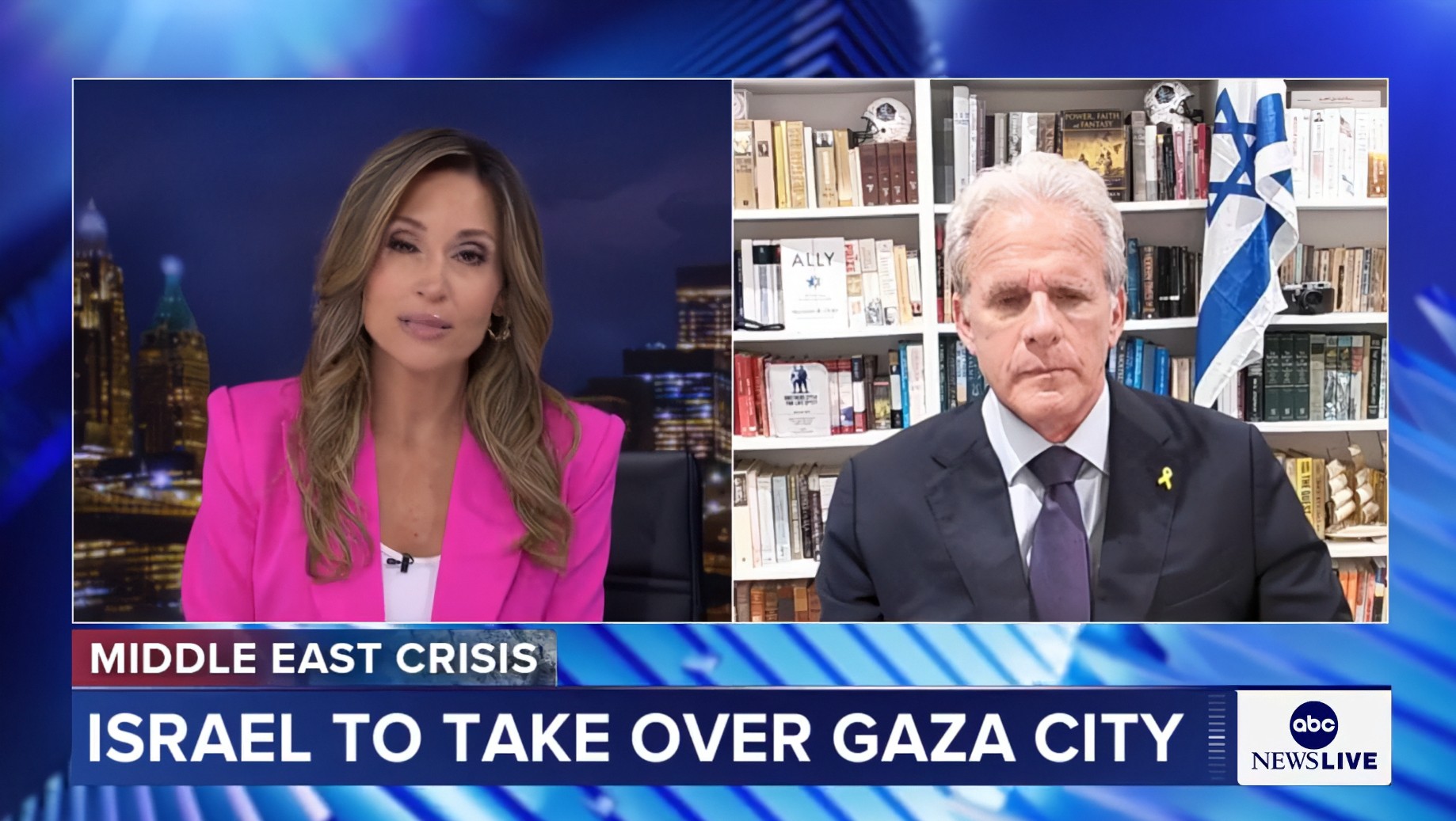 Michael Oren appears on ABC News Live (8.8.25) - michaeloren.org