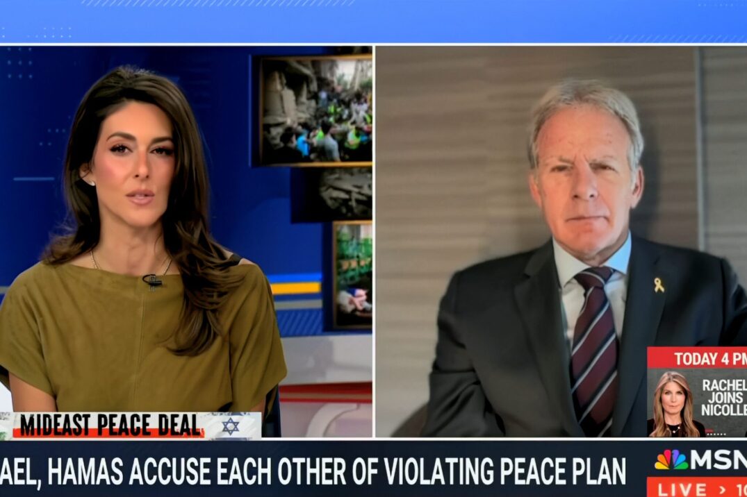 Michael Oren Appears on MSNBC’s ‘Ana Cabrera