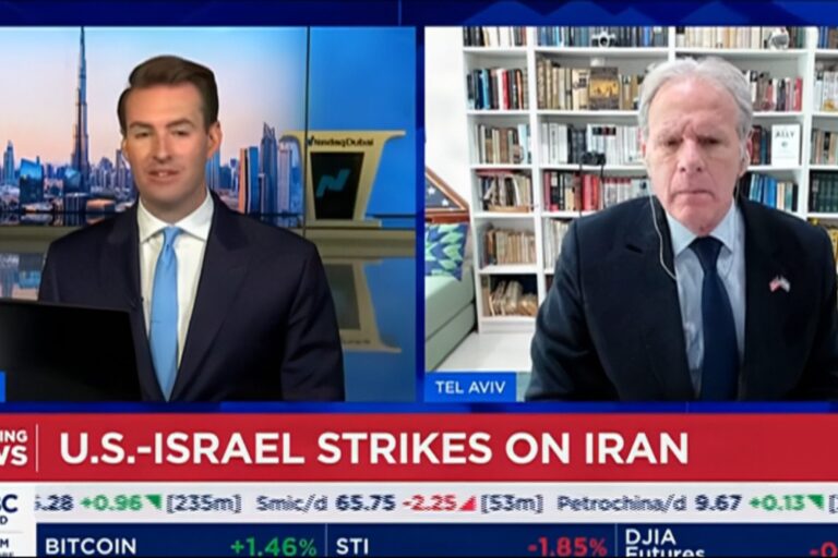 Michael Oren Appears on CNBC World Michael Oren Appears on CNBC World