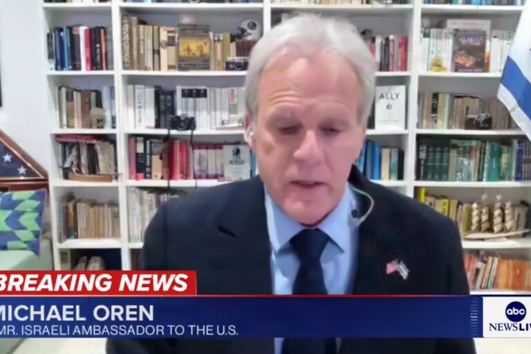 Michael Oren Appears on ‘ABC News’ Michael Oren Appears on ‘ABC News’