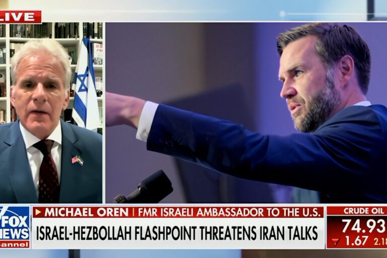 Michael Oren Appears on America report 22 06 2026