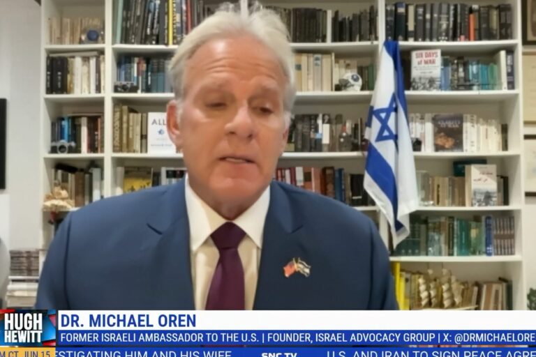 Michael Oren Appears on Hugh Hewitt 6.15.26